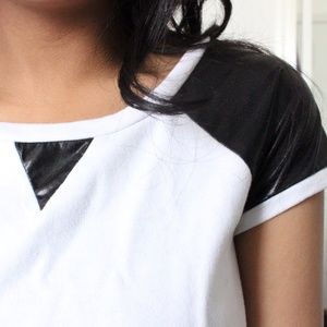 Cute black and white shirt