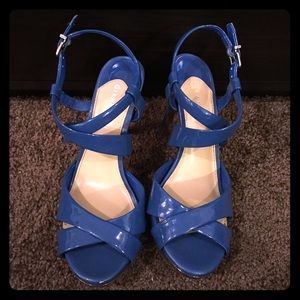 Gianni Bini cobalt blue heels