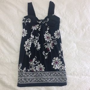Black printed Rampage dress