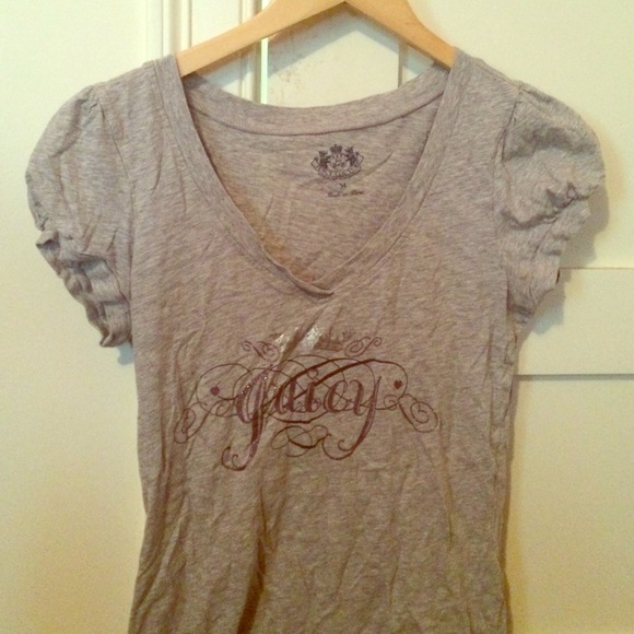 Juicy Couture Puff Sleeve Short Sleeve T-Shirt - Picture 1 of 1