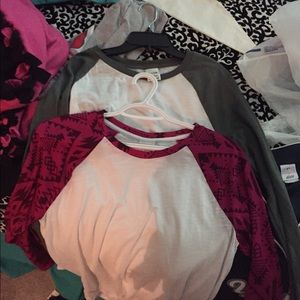 Victoria secret baseball tees bundle