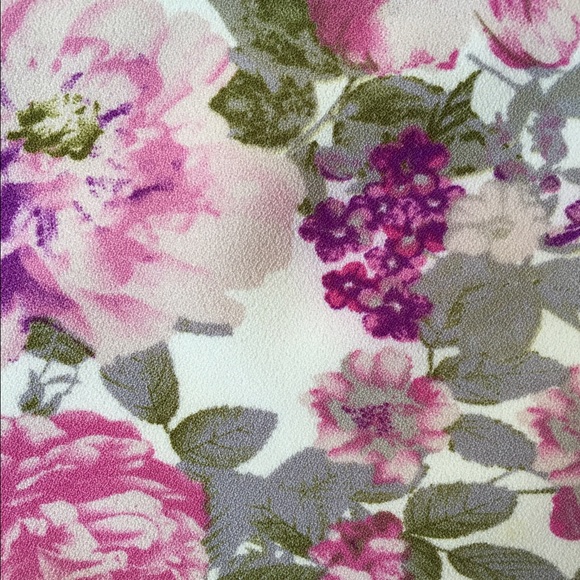 SOLD Vibrant Spring Floral Dress - Picture 3 of 3