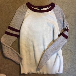 AE white sweater