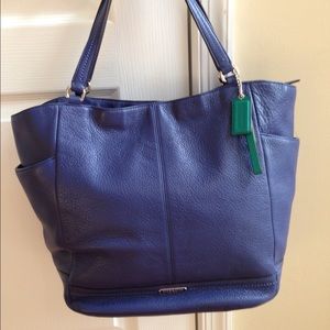 Authentic leather coach handbag.