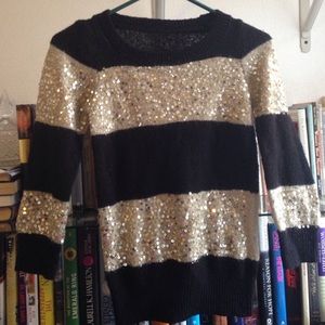 sparkly sweater