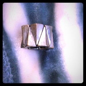 Grunge inspired spike ring.