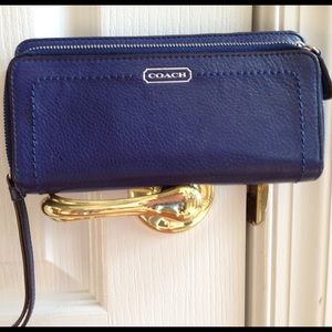 Authentic leather coach wallet