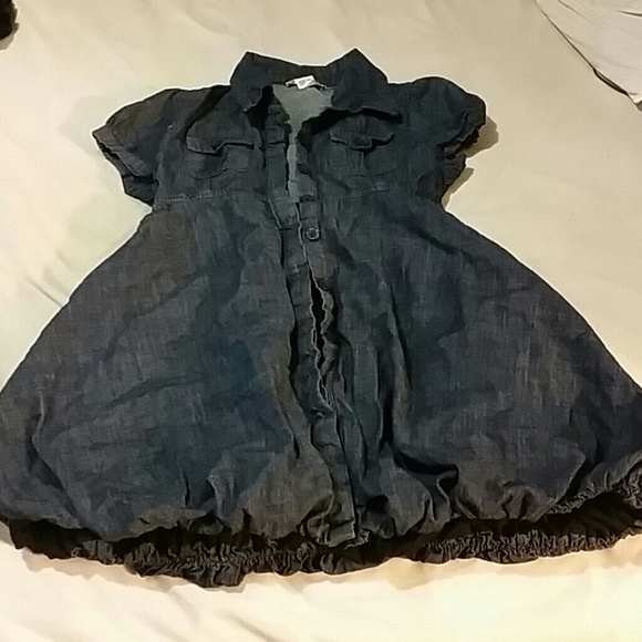 Jean bubble dress