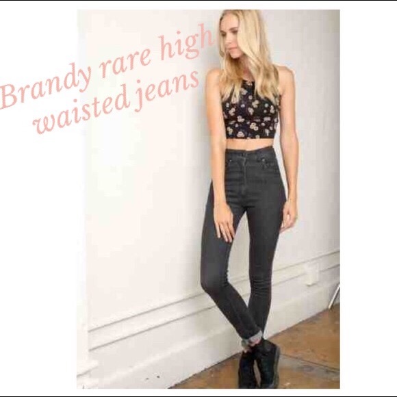 SALE TODAY ONLY BM black/grey high waisted jeans
