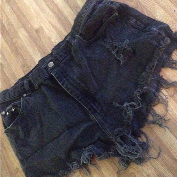 High Waisted Jean Shorts