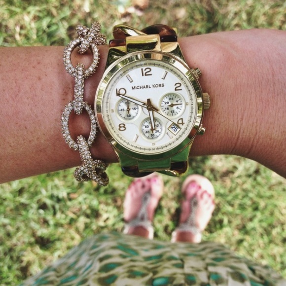 JCREW Inspired silver link chain bracelet