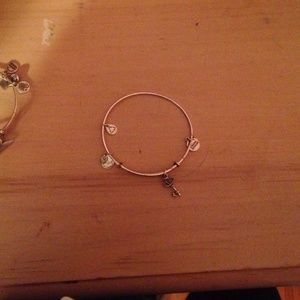 alex & ani silver skeleton key