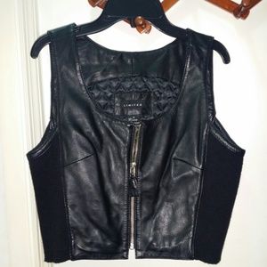 Leather vest