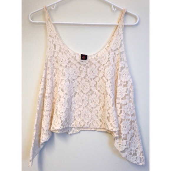 *SOLD* Cropped Lace Tank Tops - Picture 2 of 3