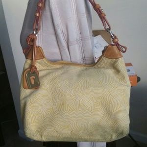 RARE Dooney & Bourke yellow bag