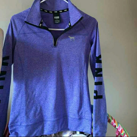 Vs blue half zip up