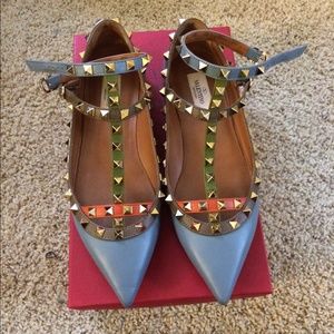 Valentino rock stud flats