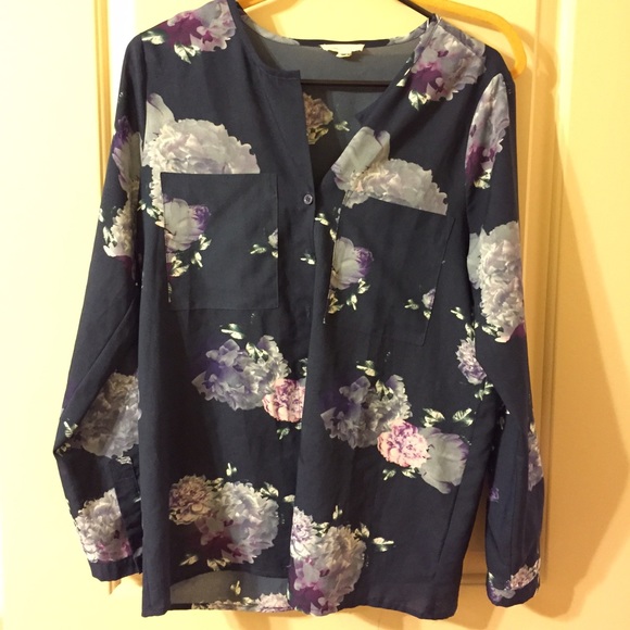 Floral Button Down