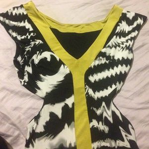 SOLD Bebe cutout dress