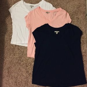 3 Zara Trafaluc V-neck shirts bundle!