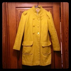 Mustard Yellow Peacoat from Forever 21!