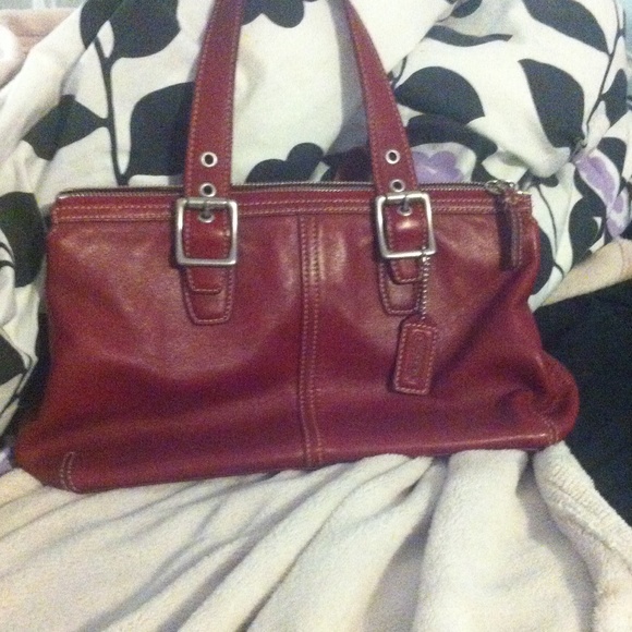 Maroon Coach Purse