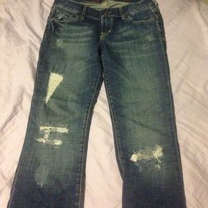 Express bootleg jeans