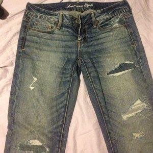 American eagle ripped jeans