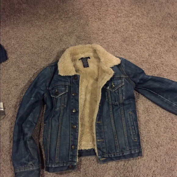 Jean jacket lined petite