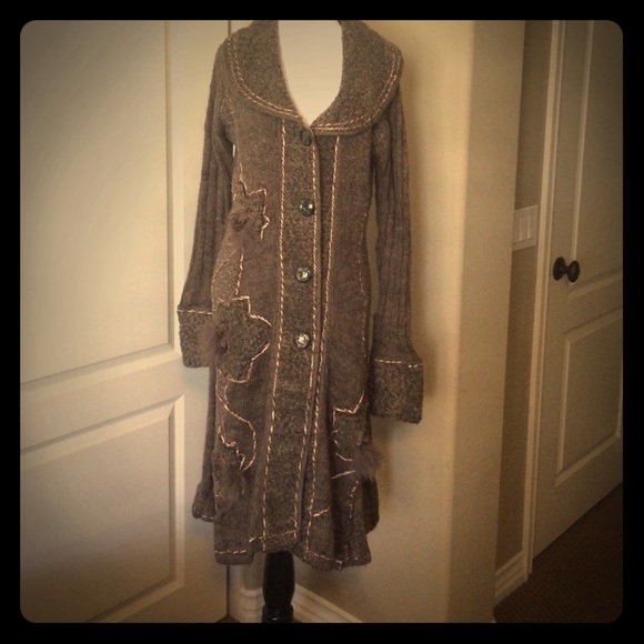 Duster Cardigan Button Up Sweater