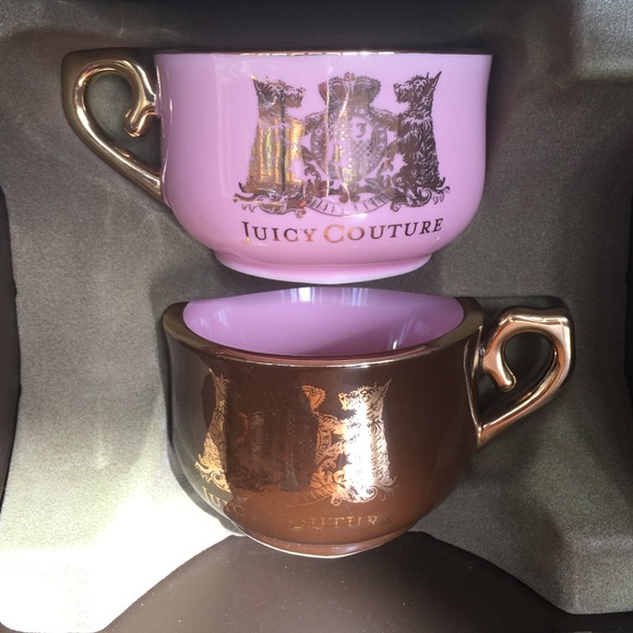 Juicy Couture Tea Cup Doggy Bowls