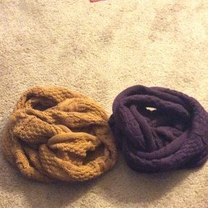 Foreign-exchange knitted scarves (2)