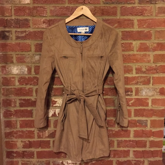 Forever 21 Jackets & Blazers - Forever 21 suede jacket