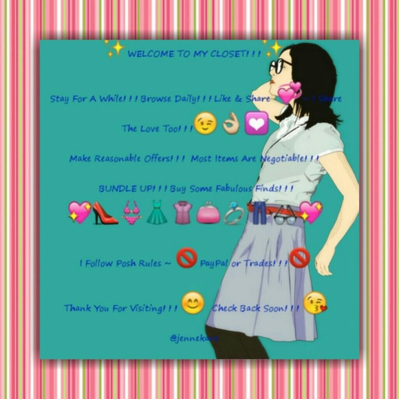 ❤💚💜💙💛Welcome To My Poshmark Closet💛💙💜💚❤ - Picture 2 of 2