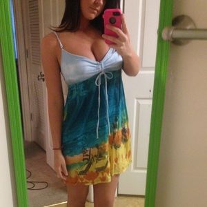 O'neill bathing suit cover up // beach dress