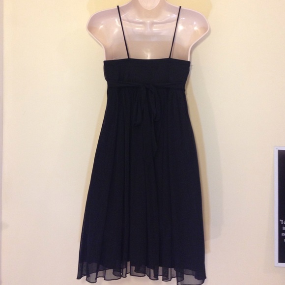 Darling Black Dress with Sequin Beading - Picture 3 of 4