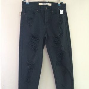black bf jeans
