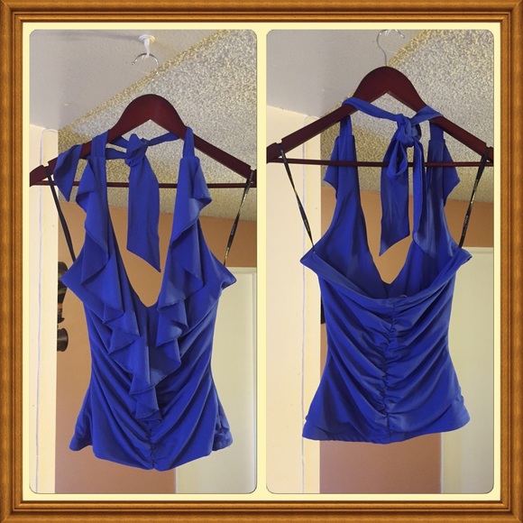 Bebe Blue top