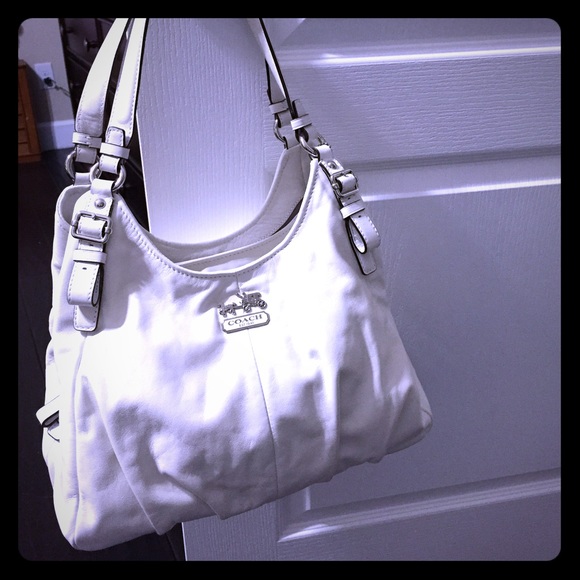 SOLD- Authentic NEVER USED White Coach Purse