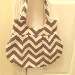 Chevron cloth purse