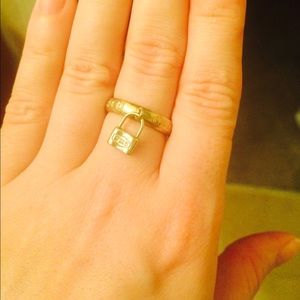 Authentic Tiffany ring with lock