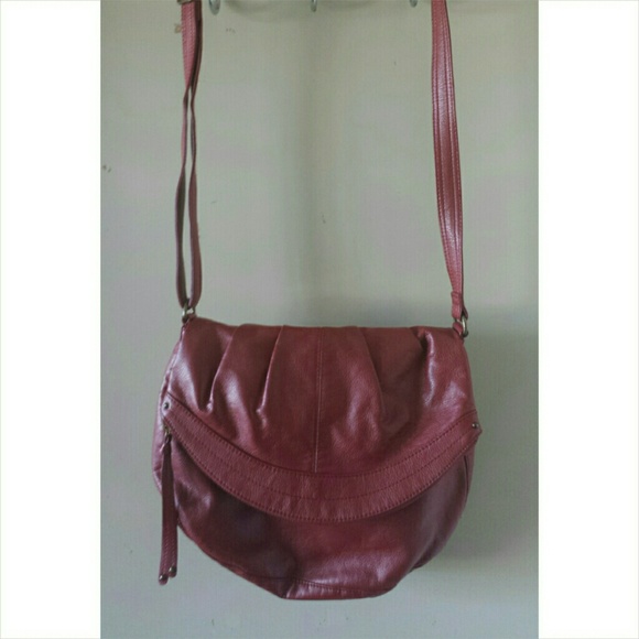 F21 Burgundy Red Crossbody Math