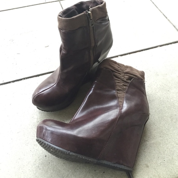 MIA Wedge Booties