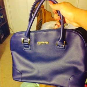 Blue Kenneth Cole reaction purse