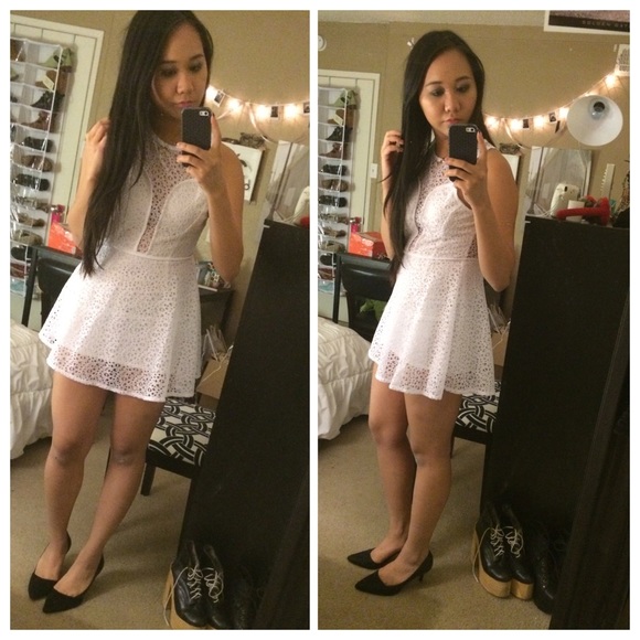 Nasty gal lace skater dress