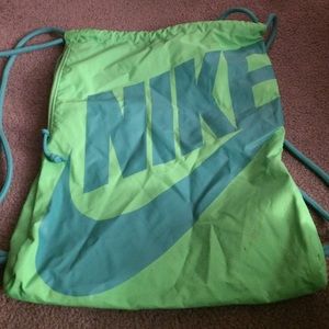 Nike pull string bag