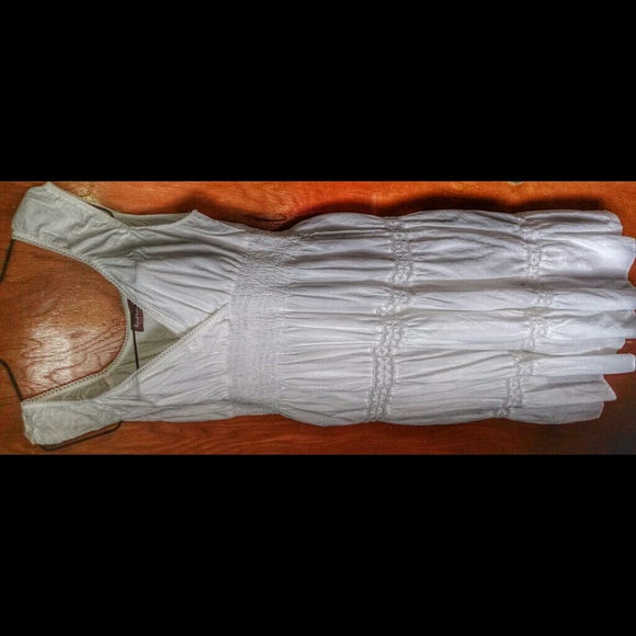 NEW - 100% COTTON 2X Pretty WHITE Dress!! :-D