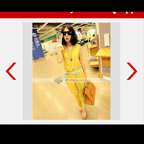 FLASH SALE! Yellow jumpsuit