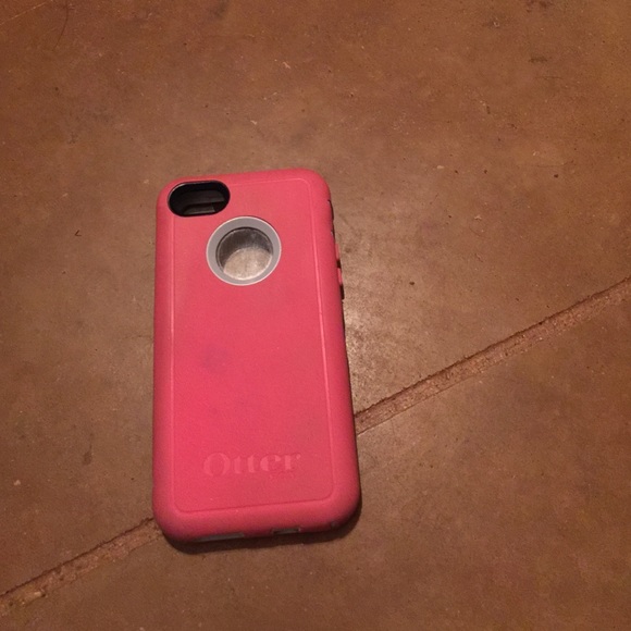 iPhone 5 pink otter box