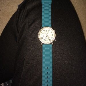 Teal/blue watch